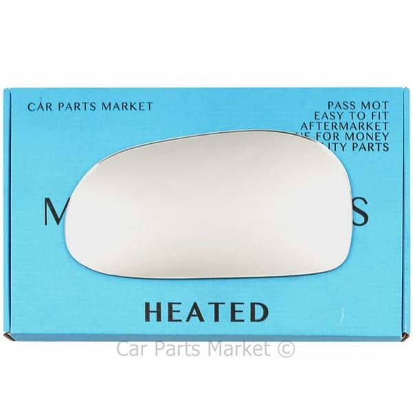 Left Passenger Side Wing Door Mirror Glass For Kia Clarus 1998-01 Heated