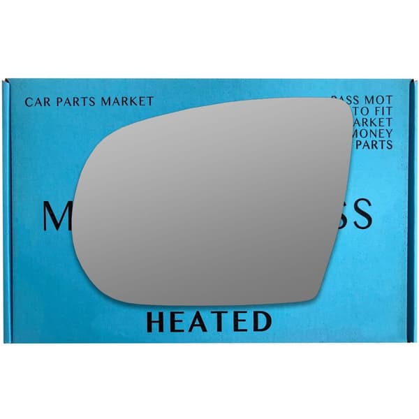 Left Passenger Side Wing Mirror Glass For Jeep Compass mk2 2017-2023 Heated