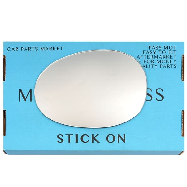 Left Passenger Side Flat Wing Door Mirror Glass For Toyota Aygo 2005-2014