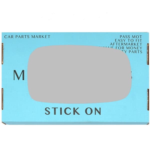 Right Driver Side Flat Wing Mirror Glass For Opel Kadett 1973-1979