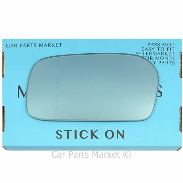 For Audi 100 200 91-93 Left Side blue Wide Angle Wing Door Mirror Glass