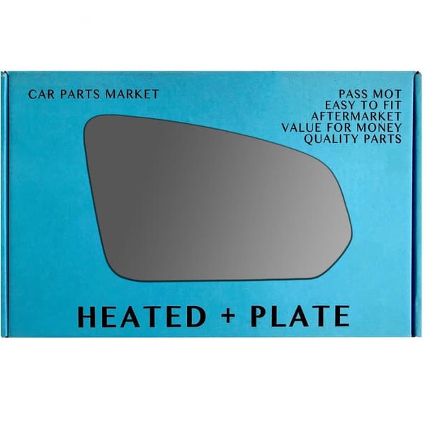 Right Driver Side Wing Mirror Glass For Volvo V60 S60 2018-2023 Heated Plate