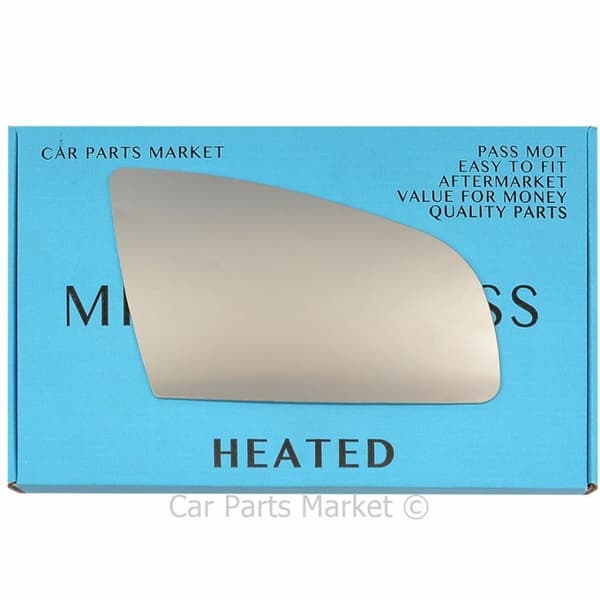 For Audi A3 03-08 Right Off Side Electric Wing Mirror Glass Driver