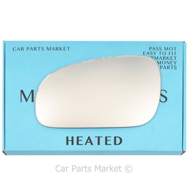 Left Passenger Side Wing Door Mirror Glass For Volvo s60 1999-2003 Heated