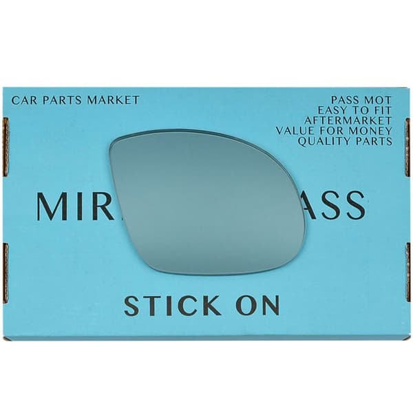 Right Side BLUE Mirror Glass For BMW 8 Series E31 csi 1992-1996  (ROUND shape)