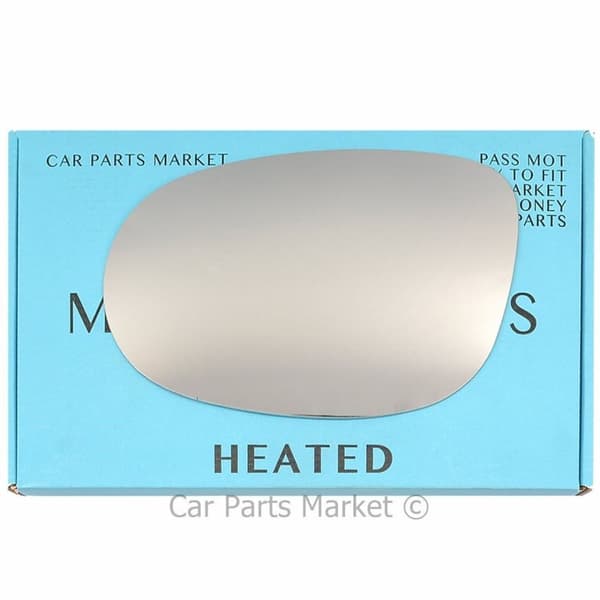 Left Passenger Side Wing Door Mirror Glass For Ford Ka 2008-2016 Heated