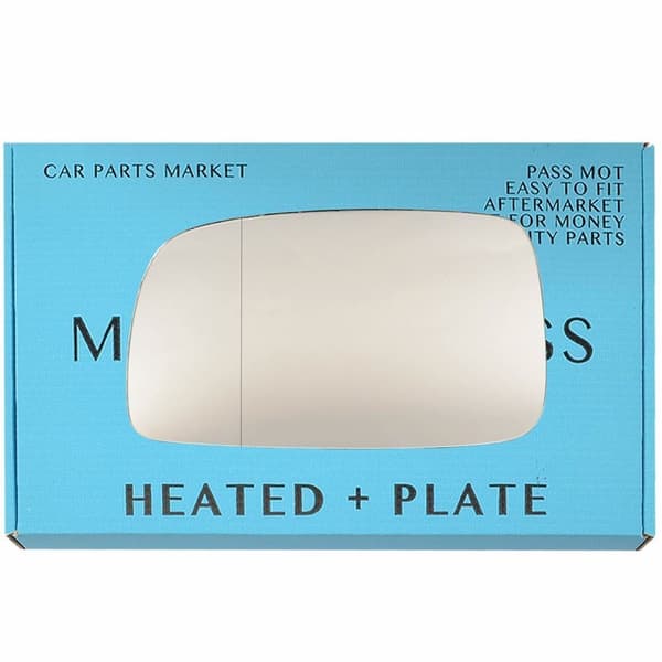 Left Near Side WIDE Angle Heated + Plate Mirror Glass For TOYOTA COROLLA 04-07