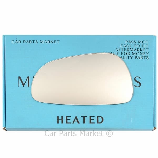Left Passenger Side Flat Wing Door Mirror Glass For Mazda MX-3 1991-1997 Heated