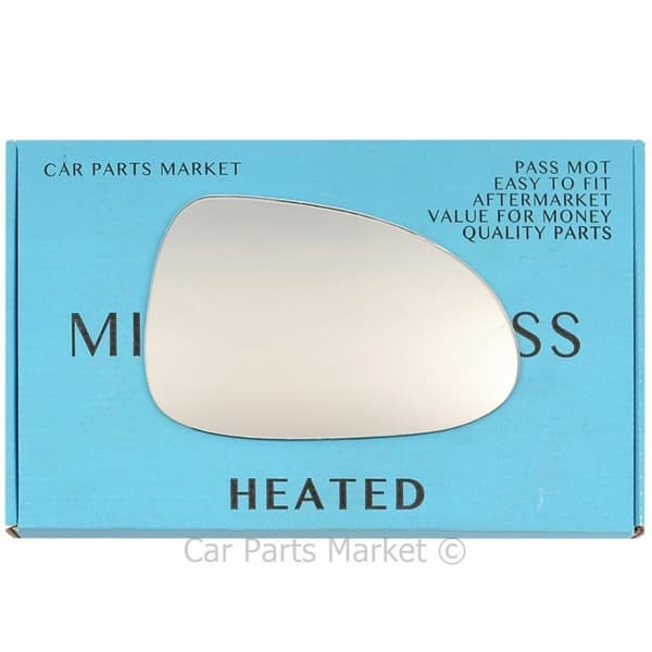 Right Driver Side Flat Wing Door Mirror Glass For Mazda MX-5 1998-2005 Heated