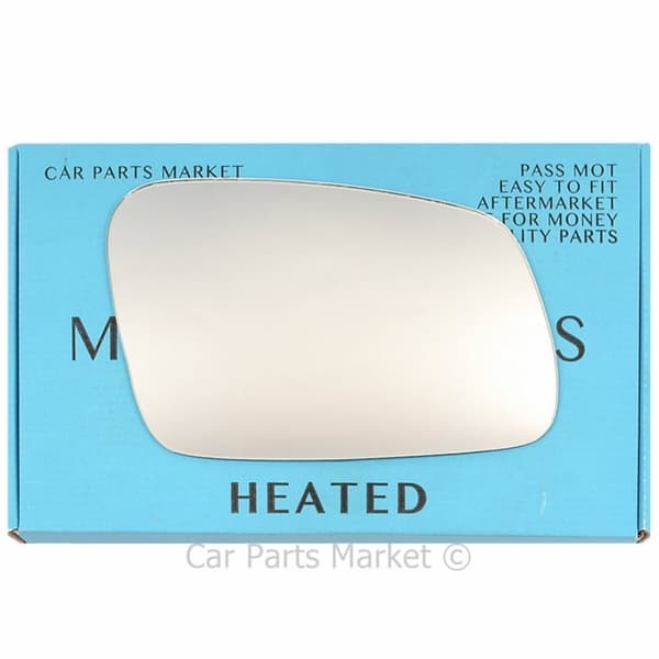 Right Side Flat Wing Door Mirror Glass For Land Rover Discovery 1995-2004 Heated