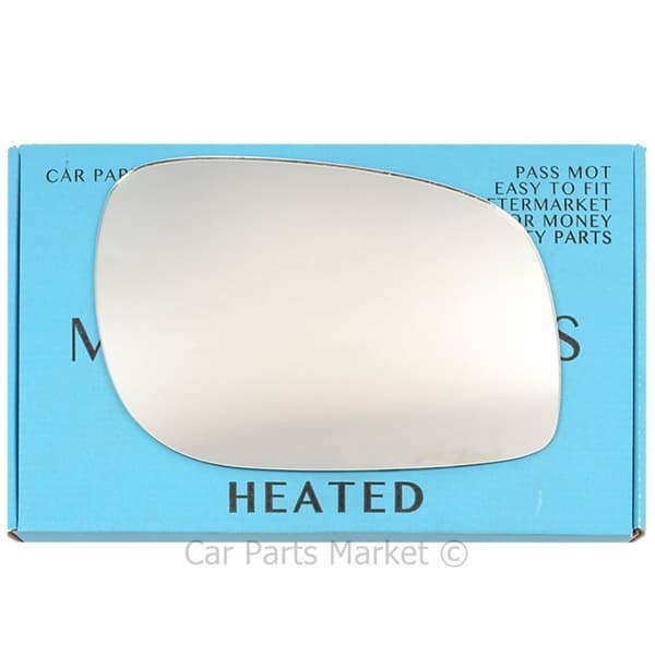 Right Side Flat Wing Door Mirror Glass For Land Rover Freelander 1997-06 Heated