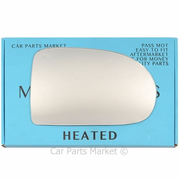 Right Driver Side Flat Wing Door Mirror Glass For Jeep Compass 2007-2016 Heated