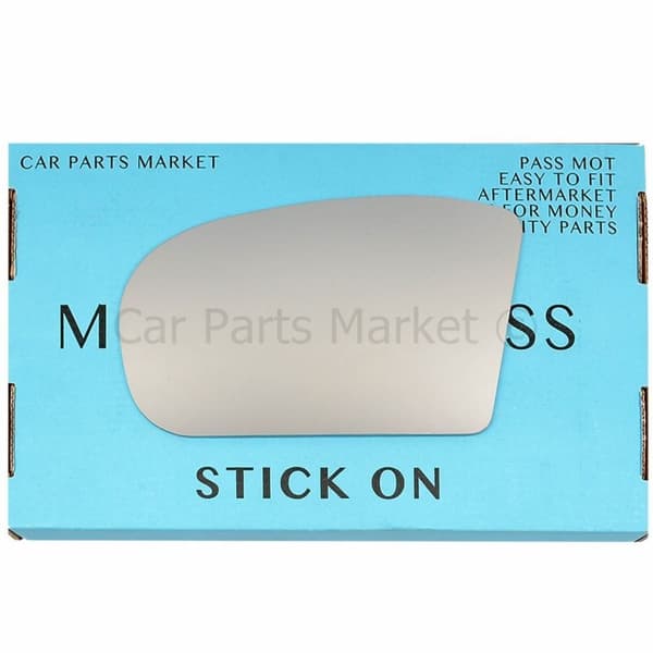 For Mercedes C-Class W203 2000-07 Left Passenger Side Flat Wing Mirror Glass