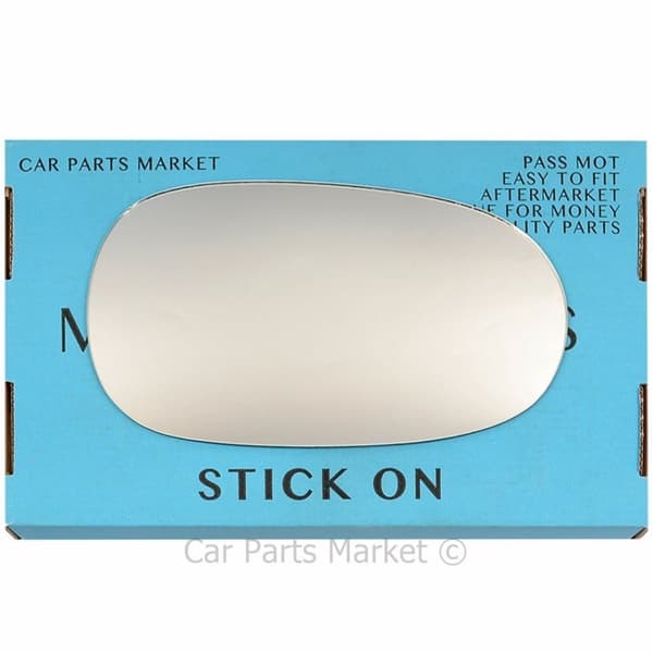 Right Driver Side Flat Wing Door Mirror Glass For Jaguar XJ X350 2003-2007
