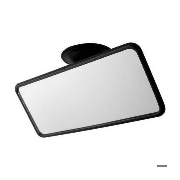 CARPONIT Inre spegel med sugkopp - 15,2 x 5,4 cm - Svart