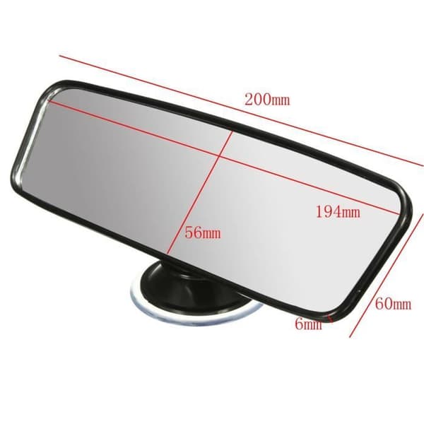 TEMPSA Universal Inre Backspegel Ersättningsspegel i glas 20 x 6 x 0,6 cm