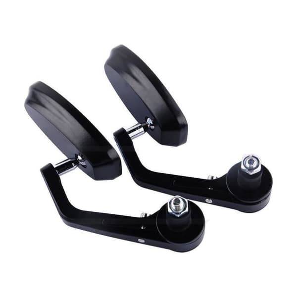 Par Universal Motorcykel Backspegel 2 mode slitbanefästen 22MM rotationsspegel antireflex