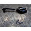 Miniatyrbild 3 av 4: vändbar backspegel höger vänster aluminium diam 10 mm skaft otäck motorcykel skoter IN115 bihr 878236