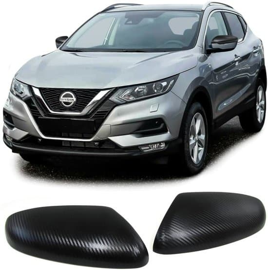 Hiilikuva-peilit Nissan Qashqai 2014+ - Helppo DIY-asennus