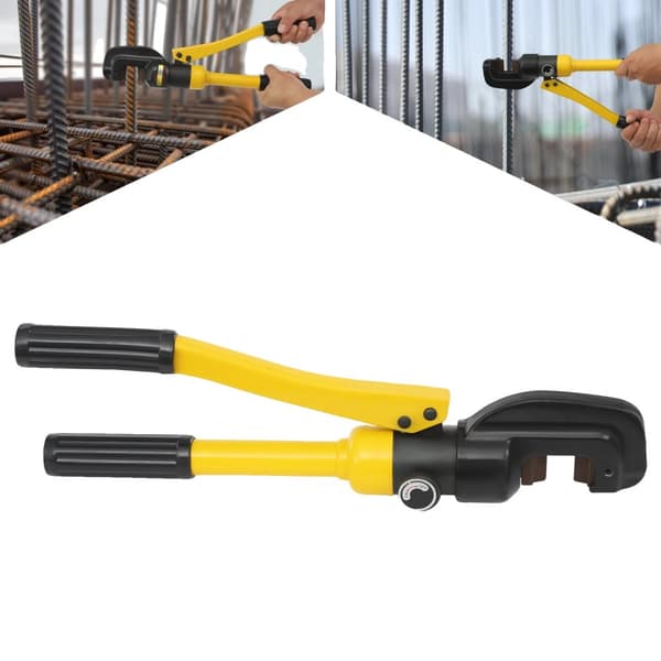 Hydraulisk Armeringsjernskærer, 13 Ton Skærekraft, Maksimal Størrelse 22mm, Holdbar Konstruktion