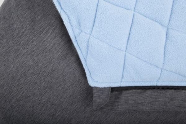 CuddleCo Comfi-Extreme vattentät sovsäck - gråmelerad/blå