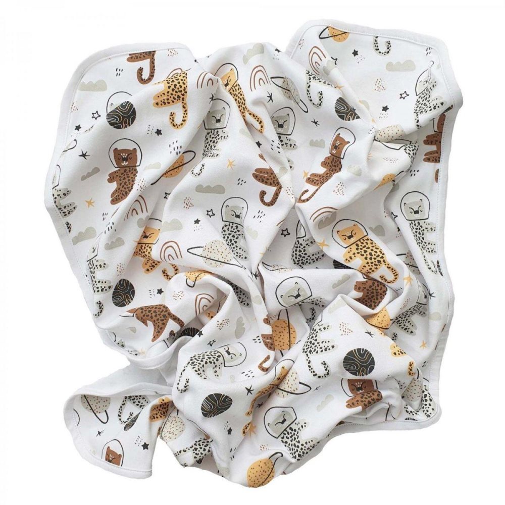 SUMMERVILLE ORGANIC Babyfilt astrocat sand GOTS