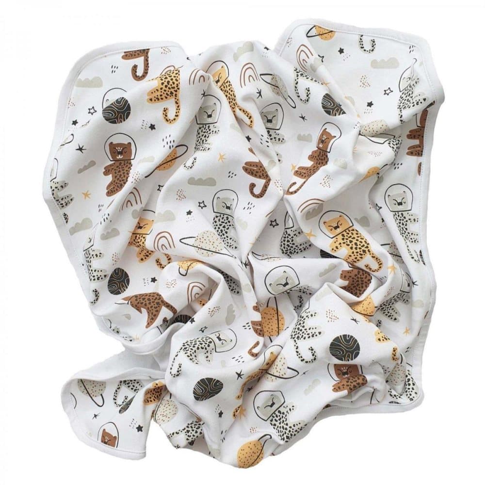 SUMMERVILLE ORGANIC Babyfilt astrocat sand GOTS