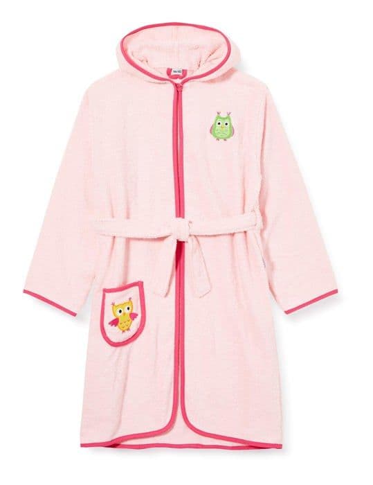 Badrock - Playshoes badponcho - 340009 - Bademantel Eule Unisex morgonrock för barn