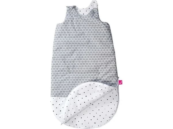 Motherhood MOTHERHOOD muslin sleeping bag ZIP-a-round 2in1, grey classics, 107/138
