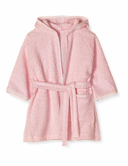 Badutgång - Italbaby badponcho - 050.4055-01 - Badrock i frotté för bebisar 6-18 månader Rosa 550 g