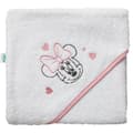Miniatyrbild 1 av 4: DISNEY Minnie Badcape - 80 x 80 cm Vit/Rosa