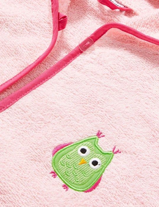 Badrock - Playshoes badponcho - 340009 - Bademantel Eule Unisex morgonrock för barn