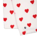 Miniatyrbild 3 av 3: Badrand - badponcho Petit Bateau - A08SI - Unisex Badcape för Baby, Marshmallow/Terkuit Röd Storlek unik