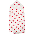 Miniatyrbild 1 av 3: Badrand - badponcho Petit Bateau - A08SI - Unisex Badcape för Baby, Marshmallow/Terkuit Röd Storlek unik