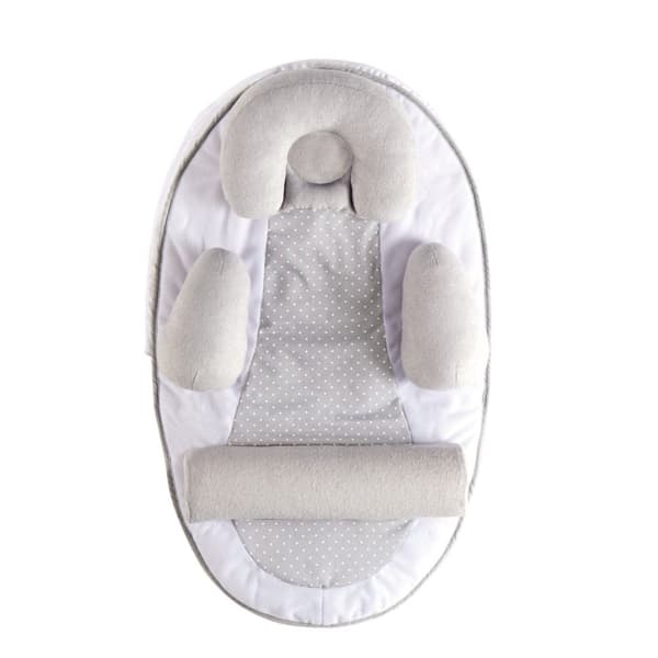 TINEO Baby Sleep Cocoon - Baby Wedge - 10° lutande plan - Evolutionär - Justerbar - Avtagbar - 0-3 månader - Baby Head Kile - 58x40cm