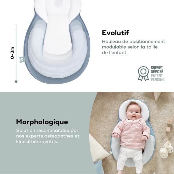Babymoov Cosydream Original Mosaic Morfological Support, vastasyntyneen pienennystyyny 0-3 kuukautta