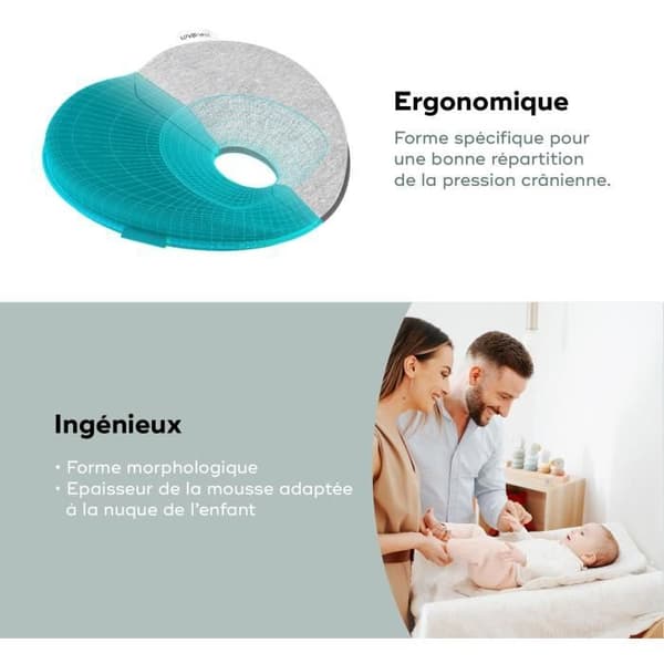Babymoov Lovenest Original Ergonomiskt Huvudstöd, Vit