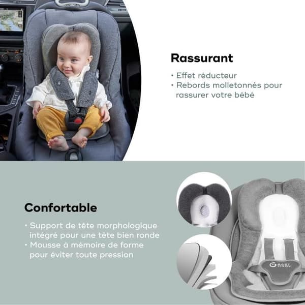 Babymoov Cosymorpho Universal vastasyntyneen pienennystyyny, 0–6 kuukautta, savunvärinen