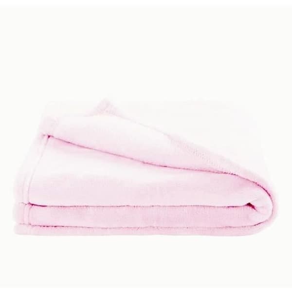 Mikrofiberfilt för barn - Rosa - 100 x 150 cm