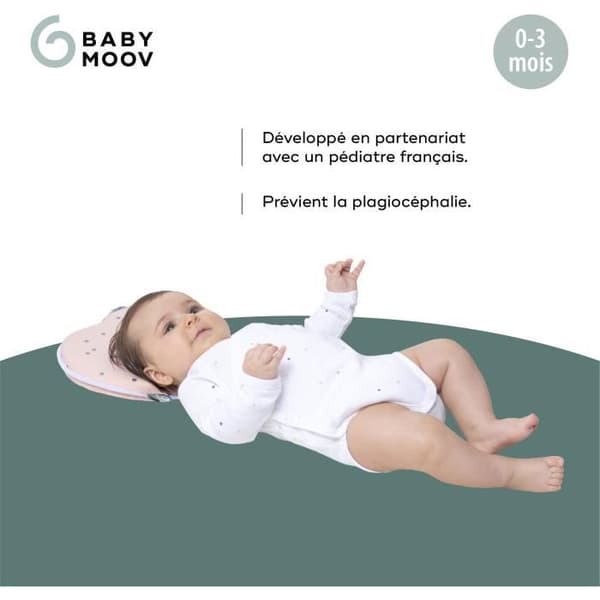 Babymoov Lovenest Original ergonomisk hovedstøtte, Pinky