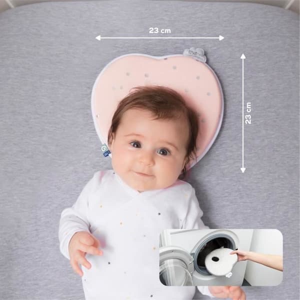 Babymoov Lovenest Original ergonomisk hovedstøtte, Pinky