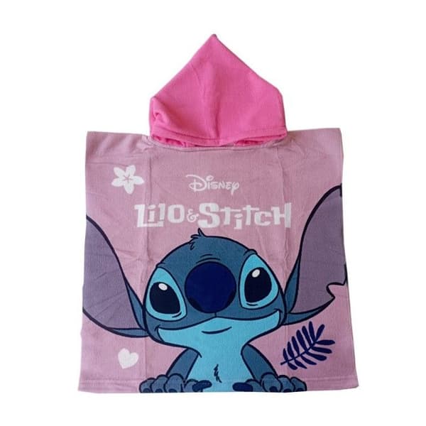 Poncho de Baño Lilo &amp; Stitch Disney - Rosa