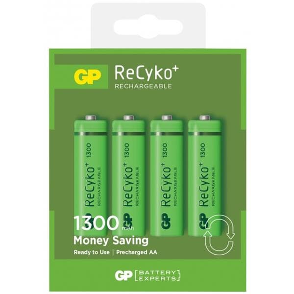 GP Laddningsbara AA Batt 1300 4-p