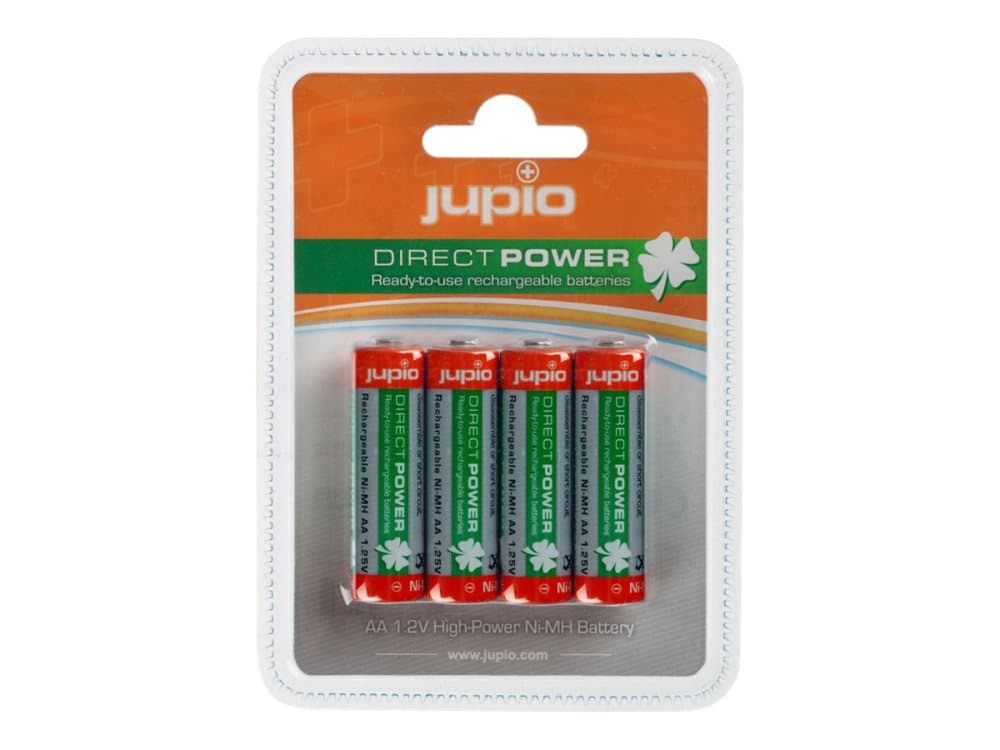 Jupio Rechargeable Batteries AA 2100 mAh 4 pcs DIRECT POWER VPE-10