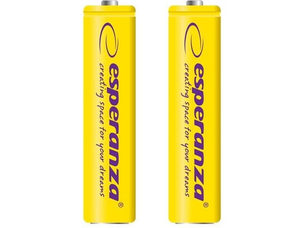 Esperanza Akumulator żółte AAA / R03 1000mAh 2 szt.