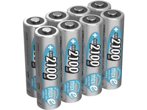 Ansmann maxE HR06 Ladattava AA-paristo NiMH 2100 mAh 1,2 V 8 kpl Ansmann maxE HR06 ladattava AA-paristo NiMH 2100 mAh 1,2 V 8 kpl