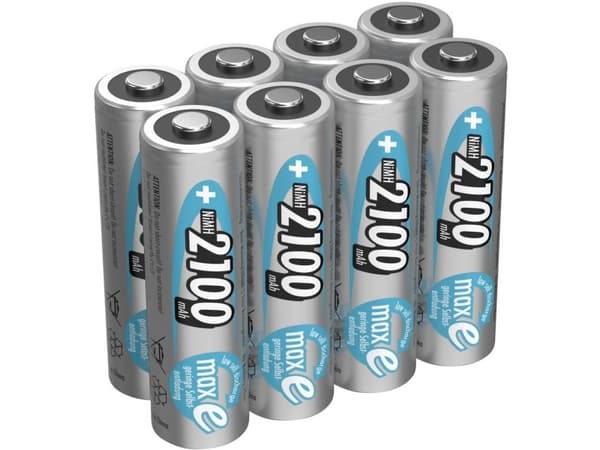 Ansmann maxE HR06 Ladattava AA-paristo NiMH 2100 mAh 1,2 V 8 kpl Ansmann maxE HR06 ladattava AA-paristo NiMH 2100 mAh 1,2 V 8 kpl