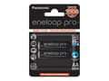 Pikkukuva 1 / 5: Panasonic eneloop pro BK-3HCDE/2BE - Akku 2 x AA-tyyppi - NiMH - (ladattava) - 2500 mAh