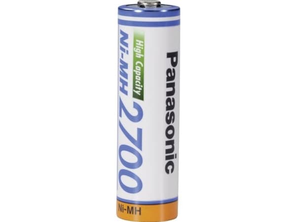 Panasonic HR-3U Genopladeligt AA-batteri NiMH 2700 mAh 1.2 V 1 stk