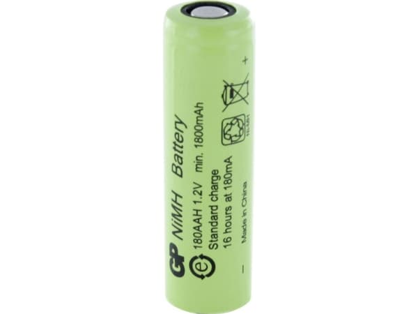 GP-batterier Mignon (AA)-Akku NiMH GP180AAH 1800 mAh 1,2 V 1 St. (300180AAH)